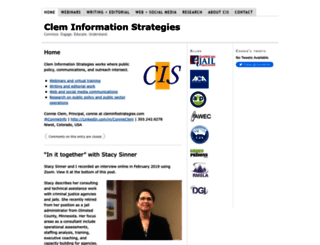 cleminfostrategies.com screenshot