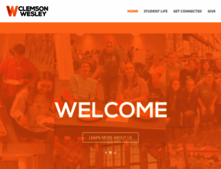 clemsonwesley.org screenshot