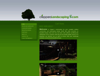 clepperslandscaping.com screenshot