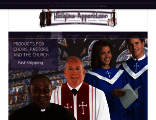 clergy-apparel.com screenshot
