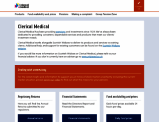 clericalmedical.co.uk screenshot