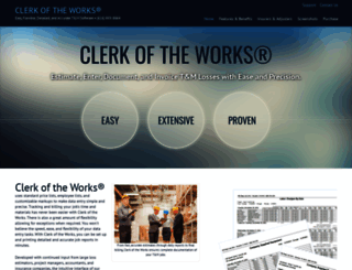 clerk-of-the-works.net screenshot