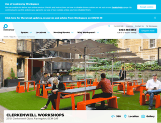 clerkenwellworkshops.com screenshot