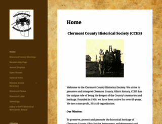 clermont-county-history.org screenshot