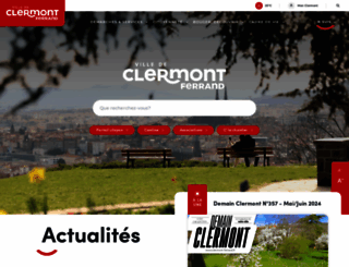 clermont-ferrand.fr screenshot