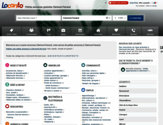 clermont-ferrand.locanto.fr screenshot
