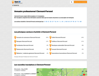 clermont-ferrand.opendi.fr screenshot