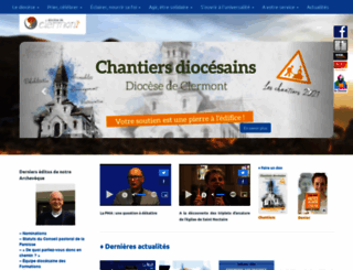 clermont.catholique.fr screenshot