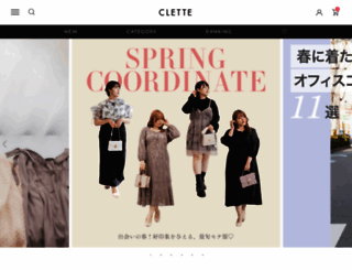clette.jp screenshot