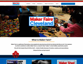 cleveland.makerfaire.com screenshot