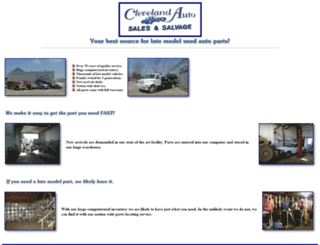 clevelandautoparts.com screenshot