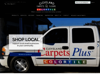 clevelandcarpetsandfloors.com screenshot
