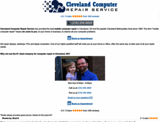 clevelandcomputerrepairservice.com screenshot