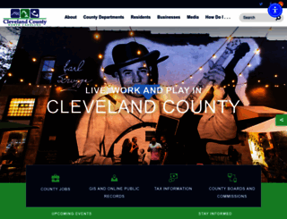 clevelandcounty.com screenshot