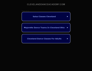 clevelanddanceacademy.com screenshot