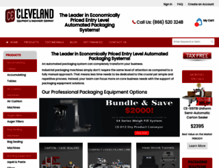 clevelandequipment.com screenshot