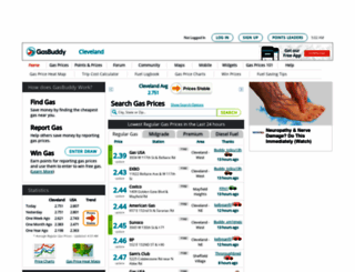 clevelandgasprices.com screenshot
