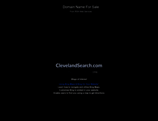 clevelandsearch.com screenshot
