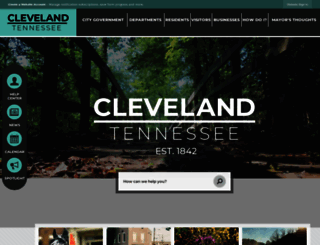 clevelandtn.gov screenshot