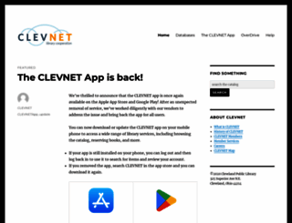 clevnet.org screenshot