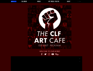 clfartcafe.org screenshot