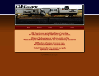 clfconcrete.com.au screenshot