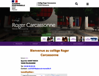 clg-carcassonne.ac-aix-marseille.fr screenshot