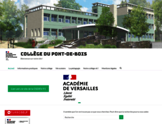 clg-pontdebois-st-cheron.ac-versailles.fr screenshot