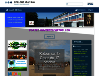 clg-zay-49.ac-nantes.fr screenshot