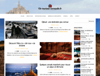 clic-tourisme-normandie.fr screenshot