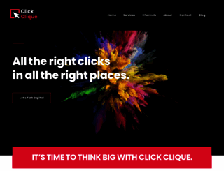 click-clique.co.uk screenshot