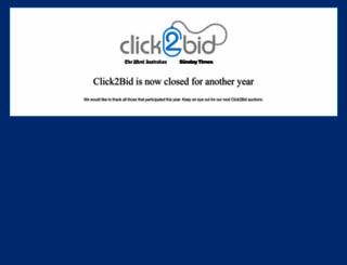 click2bid.com.au screenshot