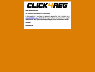 click4reg.co.uk screenshot