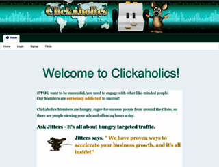 clickaholics.com screenshot