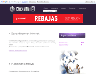 clickamails.net screenshot