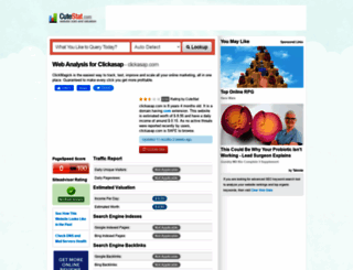 clickasap.com.cutestat.com screenshot