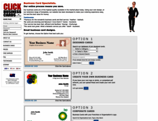 clickbusinesscards.co.nz screenshot