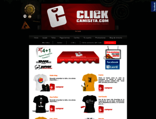 clickcamiseta.com screenshot