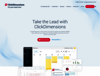 clickdimensions.com screenshot