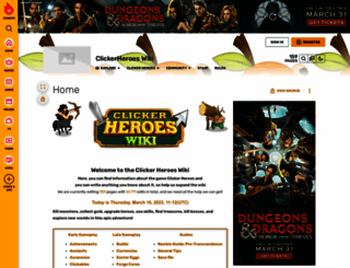 clickerheroes.fandom.com screenshot