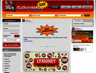 clickformeal.com screenshot