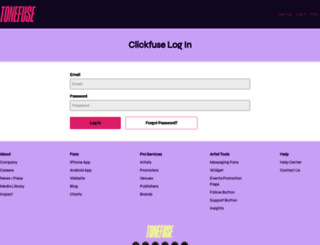 clickfuse.com screenshot