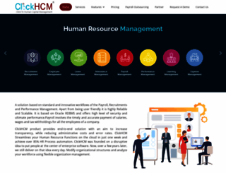 clickhcm.com screenshot