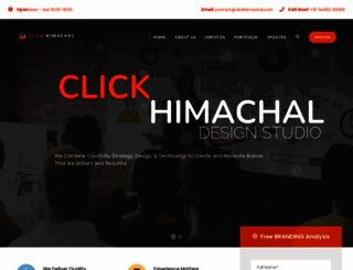 clickhimachal.com screenshot