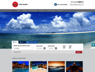 clickhotels.gr screenshot