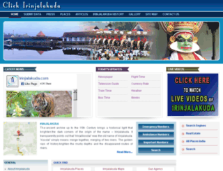 clickirinjalakuda.com screenshot