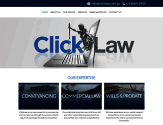 clicklaw.com.au screenshot