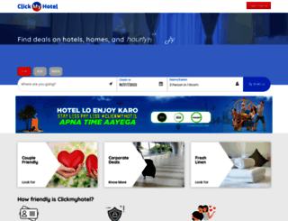 clickmyhotel.com screenshot