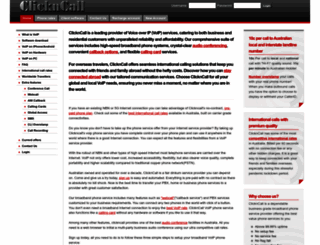 clickncall.com.au screenshot