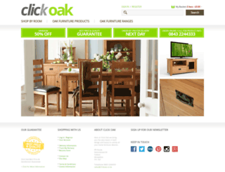clickoak.co.uk screenshot